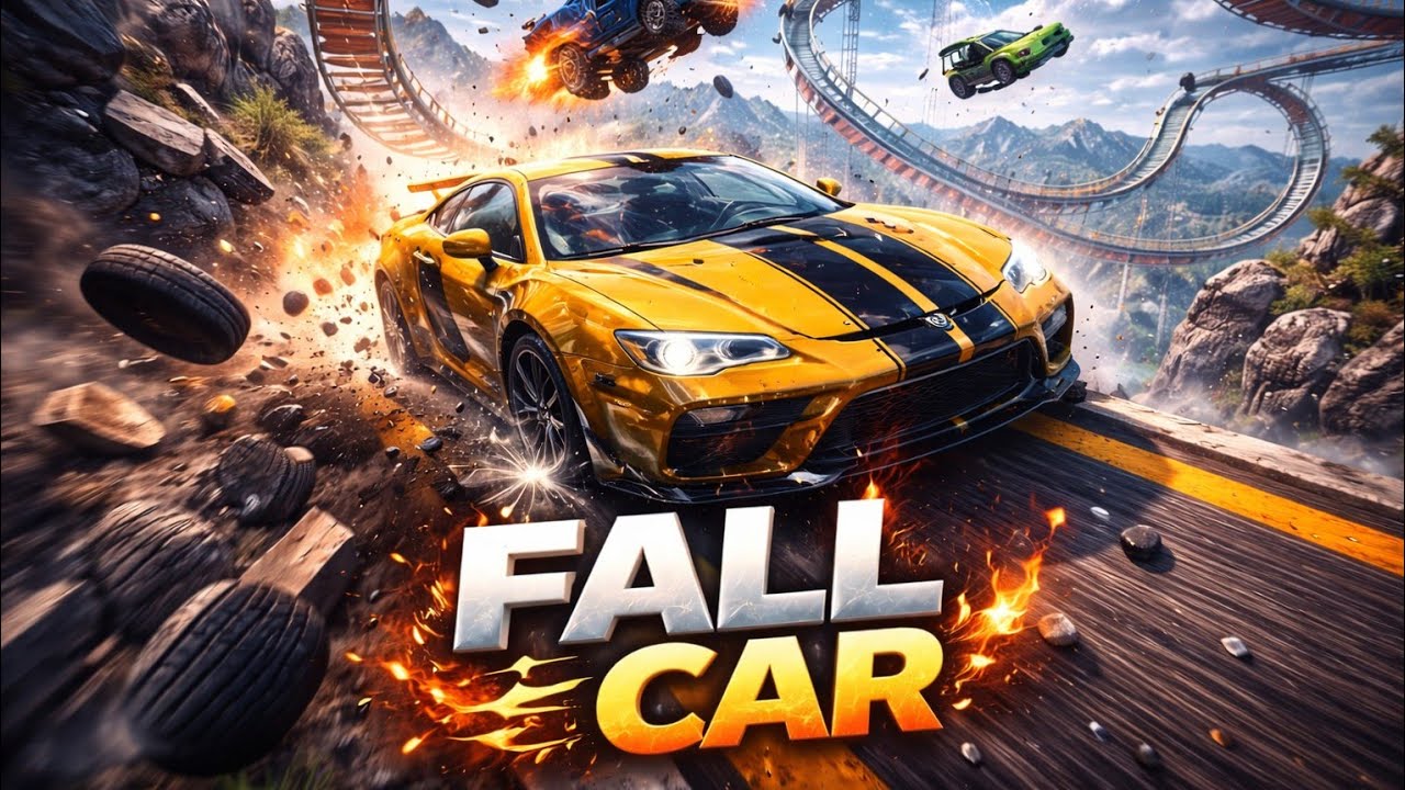 Fall Car Gameplay 🚗💥 | Crazy Crashes & Extreme Stunts 