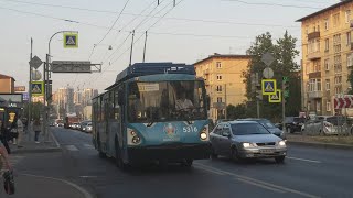 видео: Троллейбус, маршрут №31(с оборотом по Съезжинской ул.) ВЗТМ-5284 б.5316 (25.06.2021) Санкт-Петербург картинка: Троллейбус, маршрут №31(с оборотом по Съезжинской ул.) ВЗТМ-5284 б.5316 (25.06.2021) Санкт-Петербург