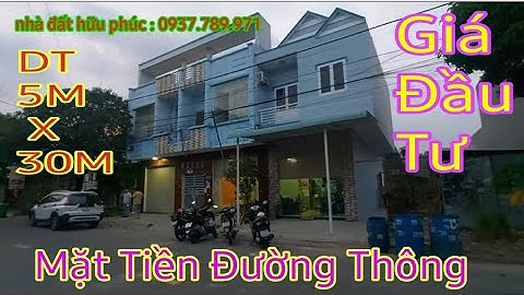 bán nhà bình dương (410) Mặt Tiền đường buôn bán kinh doanh DT:5M×30M vịt trí Víp