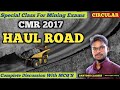 CMR 2017 ● HAUL ROAD ● CIRCULAR || COMPLETE DISCUSSION WITH MCQ'S BY SANTOSH SIR