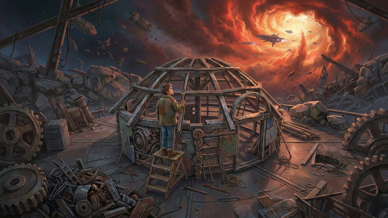 Exiled To Orbital Junkyard At 16, He Built A Scrap Fighter Jet Everyone Mocked—Until The Fleet Came