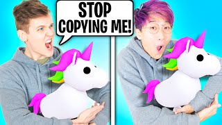 Can We Beat The COPYING MY BEST FRIEND ALL DAY Challenge In Roblox Adopt Me!? (FUNNY MOMENTS)