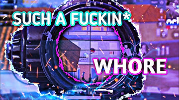 SUCH A FUCKIN* WHORE | ONEPLUS 6T 60FPS PUBG MONTAGE | KHALIQ x GAMING | SMOOTH+EXTREME MONTAGE