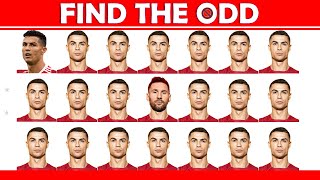 FIND THE ODD ONE OUT ⚽ Football Edition l Ronaldo, Messi, Neymar, Haaland, Mbappe, mbappe, ? 02