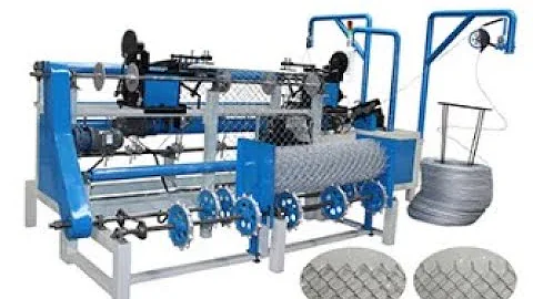 China factory double wire high speed full automatic chain link fence machine  with best price