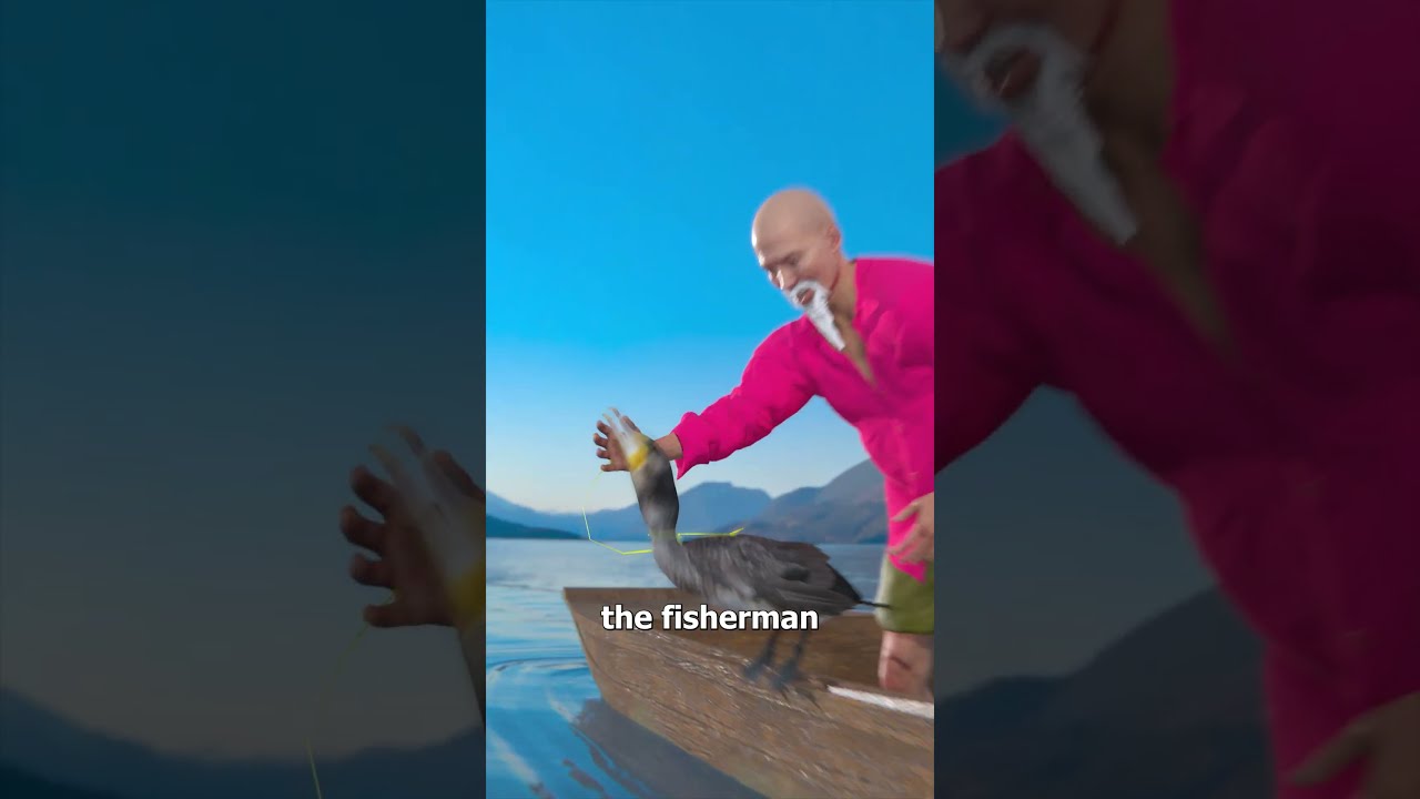 How Fishermen Use Birds To Catch Fish 