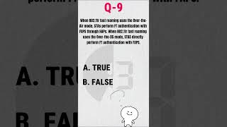 🚀 802.11r Fast Roaming Explained | Over-the-Air vs Over-the-DS | HCIE-WLAN H12-351 MCQ