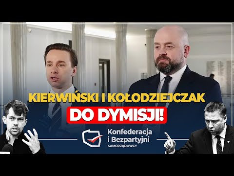 KIERWIŃSKI I KOŁODZIEJCZAK do DYMISJI! #NaŻywo