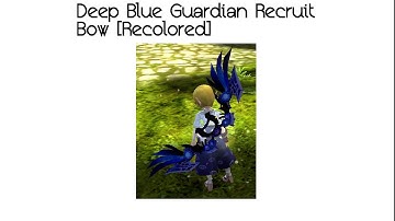 Dragon Nest Mod - Deep Blue Guardian Recruit Bow (recolored)