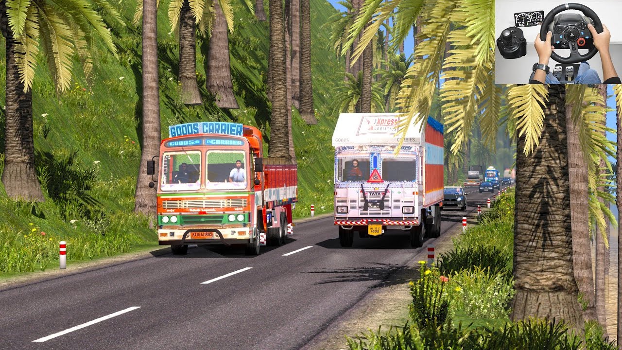 Indian Truck Simulator  Heavy Load Lorry Truck Driving  Euro truck simulator 2 with Truck mod