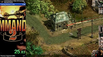 Commandos 2: Men Of Courage - Training Mission 2: Normal Solo 1:14 [WR]