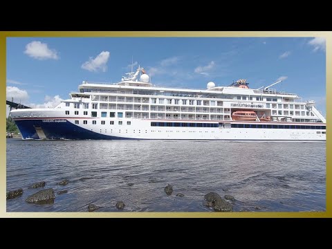 Vorbeifahrt der HANSEATIC INSPIRATION im Nord-Ostsee-Kanal am 27. Mai 2024