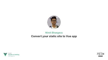Convert your static site to Vue app — Nimit Bhargava