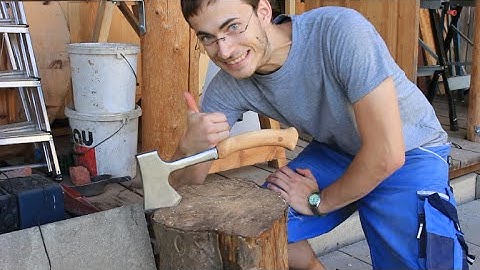 Making a hatchet handle - Part 3