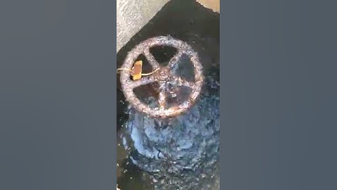 Leaking valve in Florence, Italy