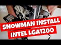 How To Install Aftermarket Snowman M T4 Cooler On Intel 775 115x & LGA1200 Sockets