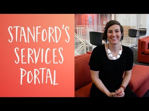 Stanford's New Services Portal