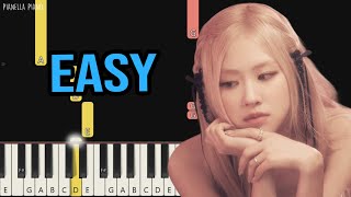 Rosé - Call It The End Easy Piano Tutorial By Pianella Piano