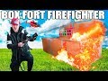 BOX FORT FIRE FIGHTERS ROLEPLAY!! 📦🔥 Box Fort Fire Station, REAL FIRES, Fire Patrol & MORE!