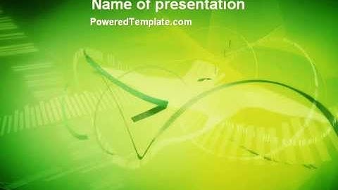 Free Abstract Green PowerPoint Template by PoweredTemplate.com