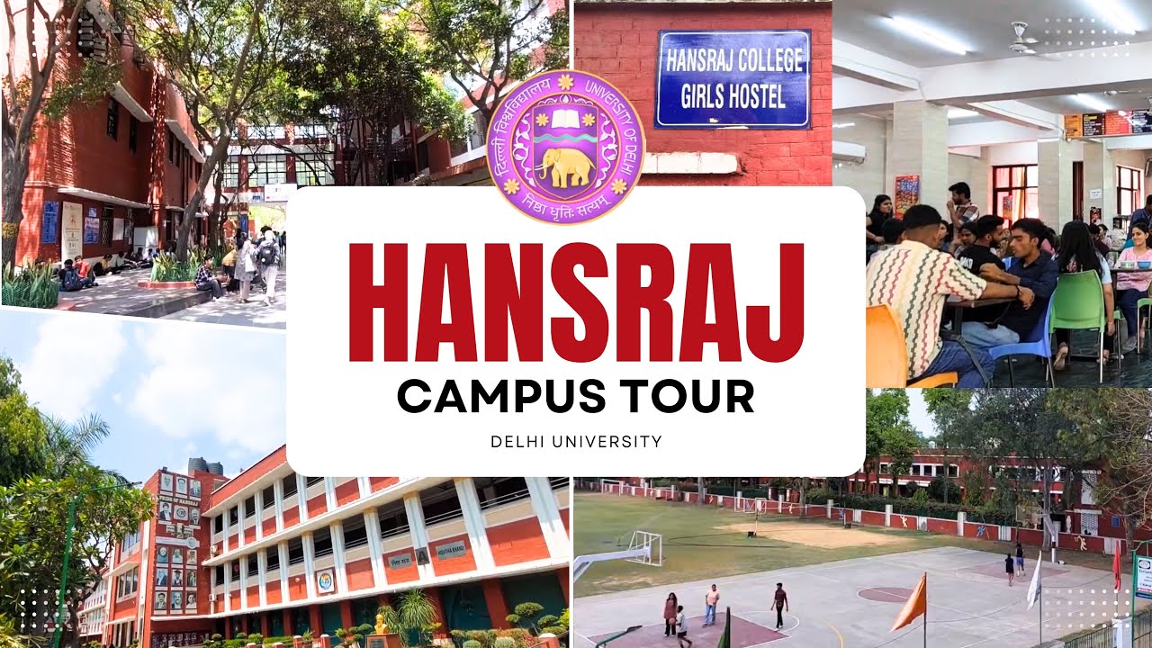 Hansraj College Delhi University Full Campus Tour 2026 - YouTube