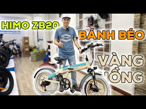 Video XIAOMI HIMO ZB20 BÁNH BÉO XE ĐẠP ĐIỆN TRỢ LỰC MÀU 
