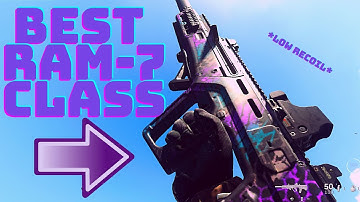 BEST RAM-7 CLASS - NO RECOIL - WARZONE (Ram-7 Class setup after updates)