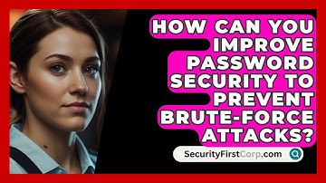 How Can You Improve Password Security To Prevent Brute-force Attacks? - SecurityFirstCorp.com
