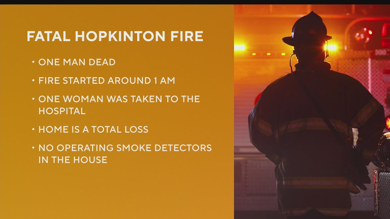 Man and dog die in Hopkinton house fire YouTube