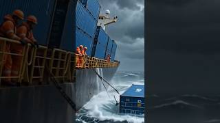What Happens When a Shipping Container Falls Into the Ocean? | Realistic 3D Animation Explained