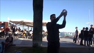 Stefan Oz - Busking in Loano
