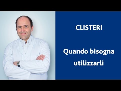 Quando è indicato l&rsquo;utilizzo di clisteri?