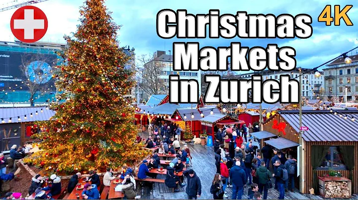 The most beautiful Christmas Markets in Zurich, Switzerland with a 4K walking tour! 🎄🇨🇭✨