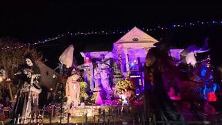 Elaborate Halloween house raises money for cancer fund