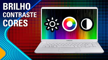 Como ajustar o brilho eo contraste do monitor?