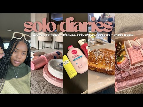 SOLO DIARIES | BRUNCH, BOLDEN SKINCARE + SELF CARE, SWEET TREATS & BABY SHOWER UPDATES!