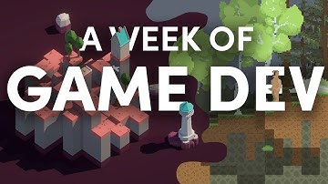 A Week of Indie Game Dev Progress in 4 minutes - Devlog