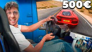 Ho costruito un SIMULATORE di GUIDA con SOLO 500€!! screenshot 1