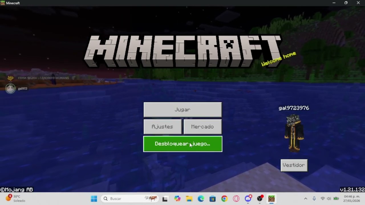 minecraft bedrock gratis para pc 2026(corto y rapido)