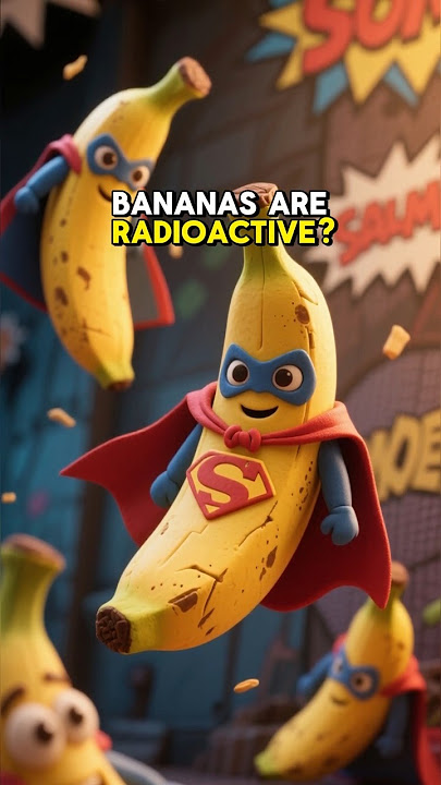 Are Bananas Radioactive  The Shocking Truth - #facts #shorts #banana #potasium