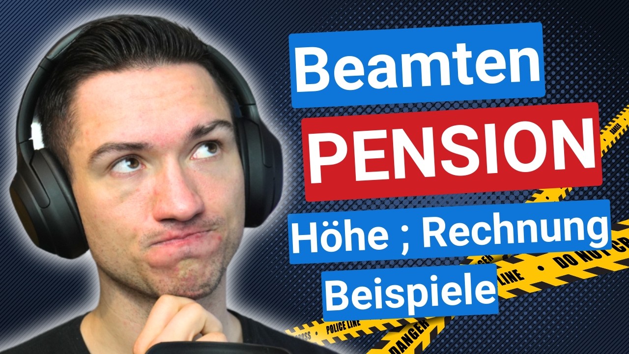 Beamtenpension Berechnung einfach erklärt mit Beispielen