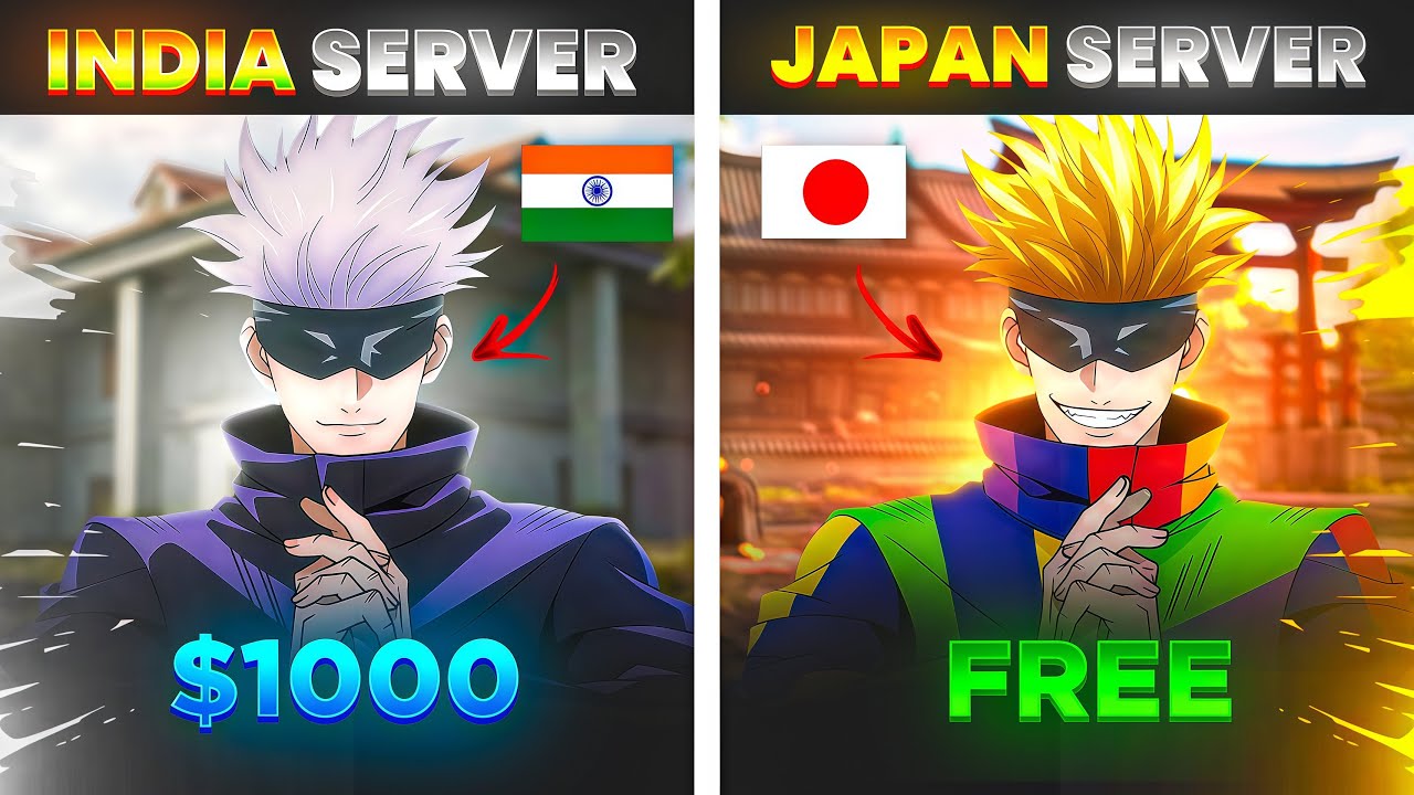 Can We Get FREE GOJO SATORU BUNDLE in All Free Fire Servers ? 😱