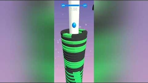 Stack Ball Level 106 | Blast Through Platforms | A4 Tech Live