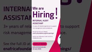 Internal audit assistant role at Echo Network Africa