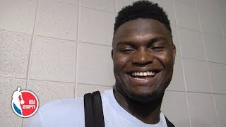 Zion on his first NBA dunk: ‘This isn’t high school or college anymore’ | 2019 NBA Preseason