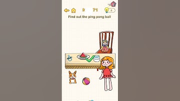 Find out the ping pong ball |Brain Out | | Level 171|