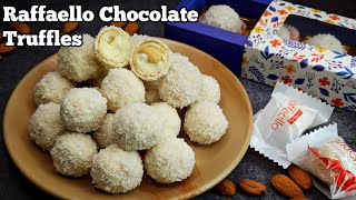 : Homemade Raffaello Coconut Almond Balls Recipe| Easy Ferrero Rocher Truffles