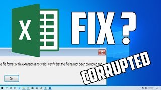 how to fix excel cannot open the file format/file extension is not valid/corrupted [solved]