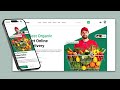 Full Grocery Website Design | Part 1: Home Page | DM 007 | Responsive Website