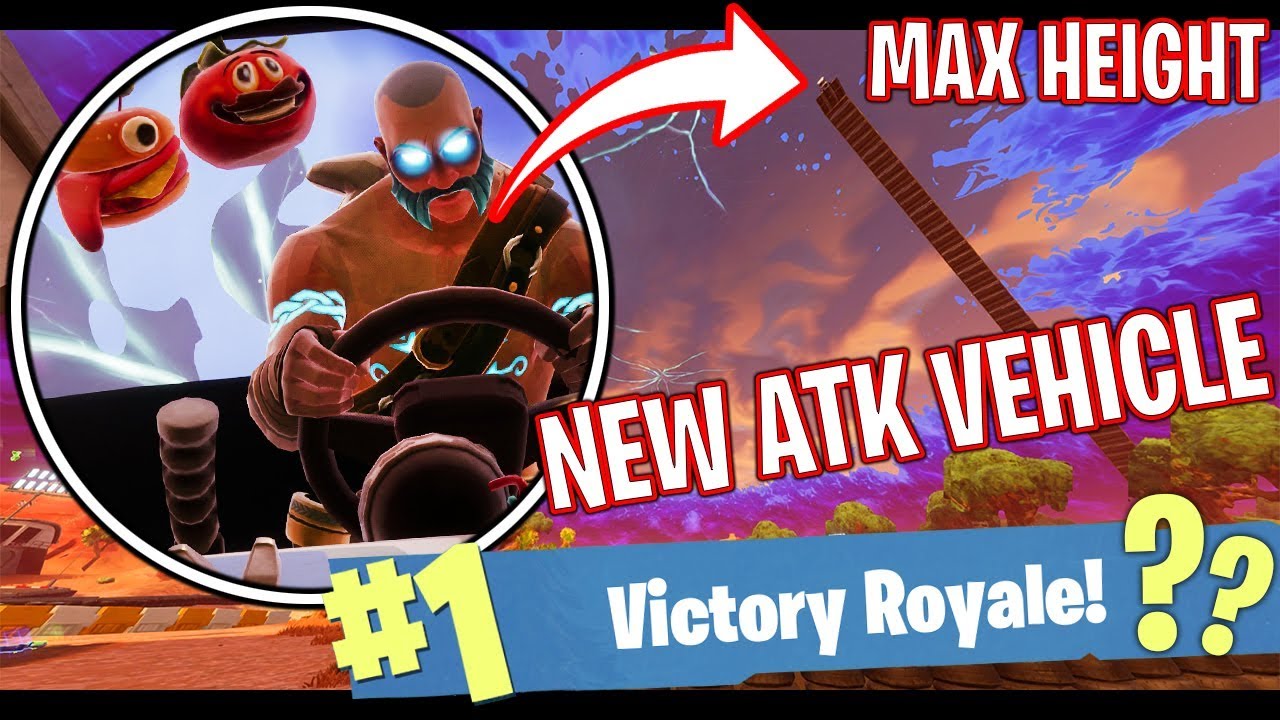 New Atk Vehicle At Max Height Fortnite Battle Royale Youtube - new atk vehicle at max height fortnite battle royale